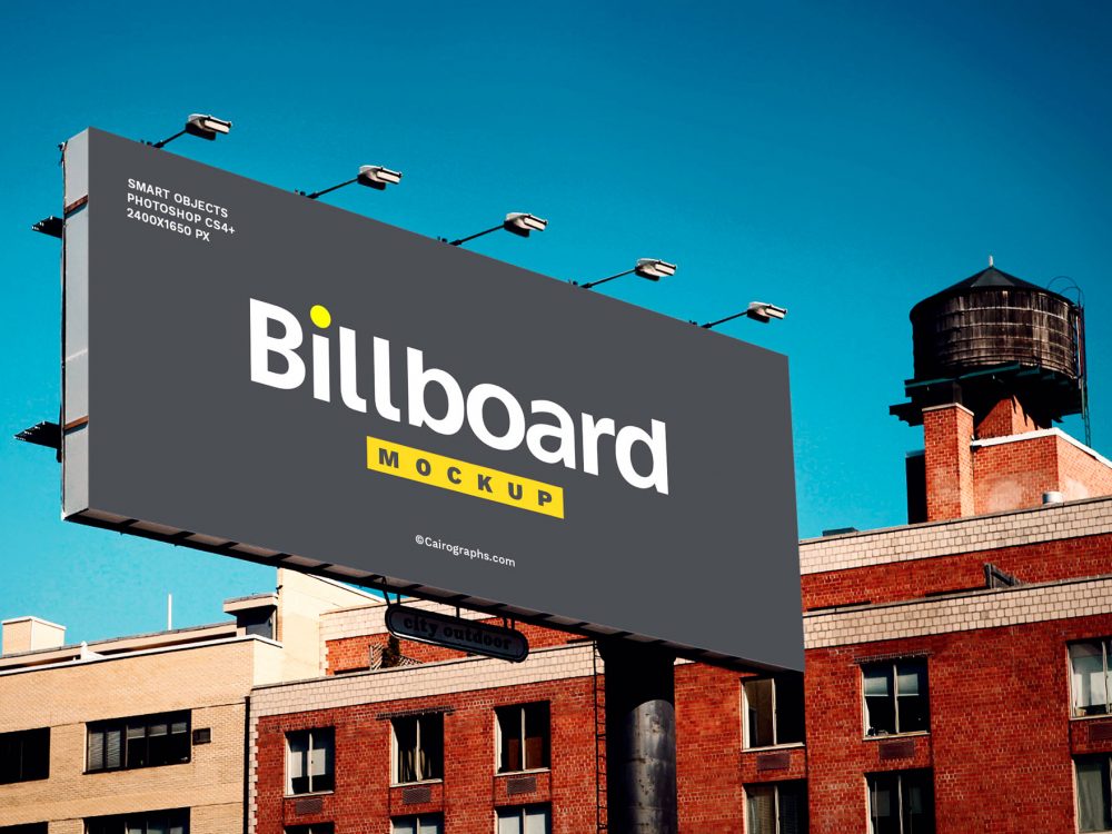 Download Free Billboard Mockup Psd Template 2020 Daily Mockup Yellowimages Mockups