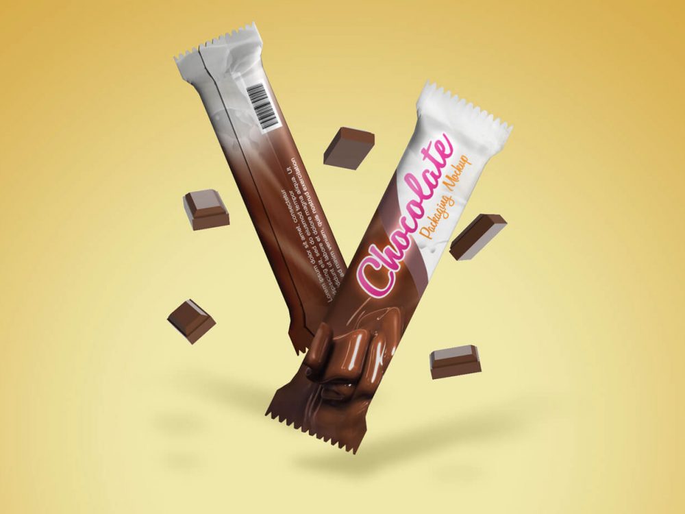 Free Chocolate Pack Mockup