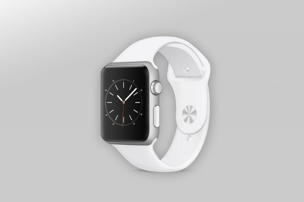 Apple Smart Watch Mockup PSD