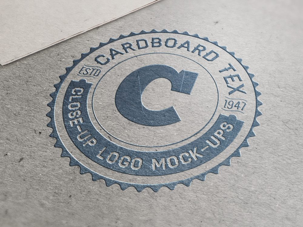 Embossed Logo Mockup