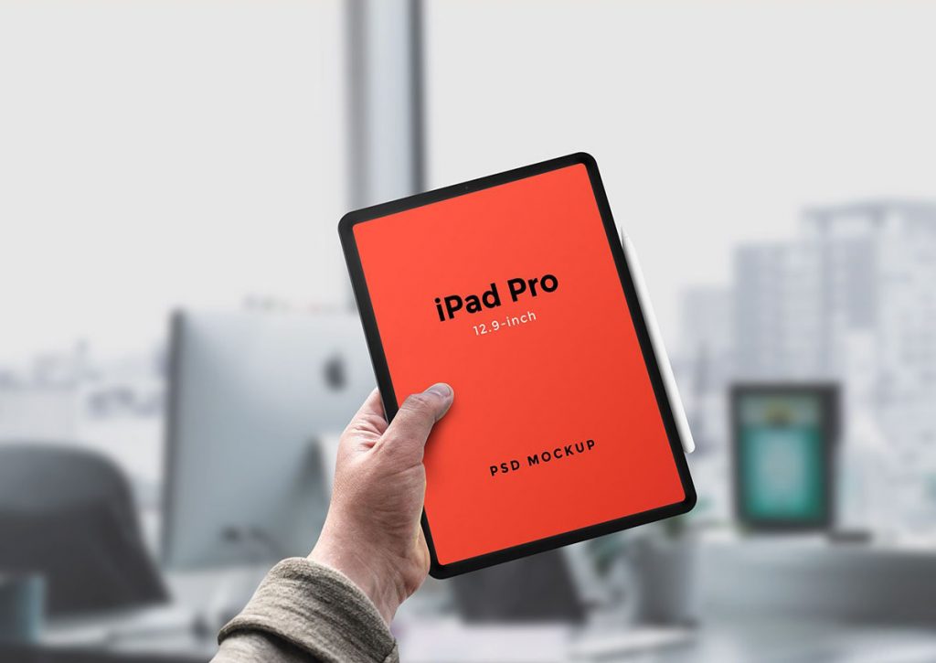 Free iPad Pro PSD Mockup
