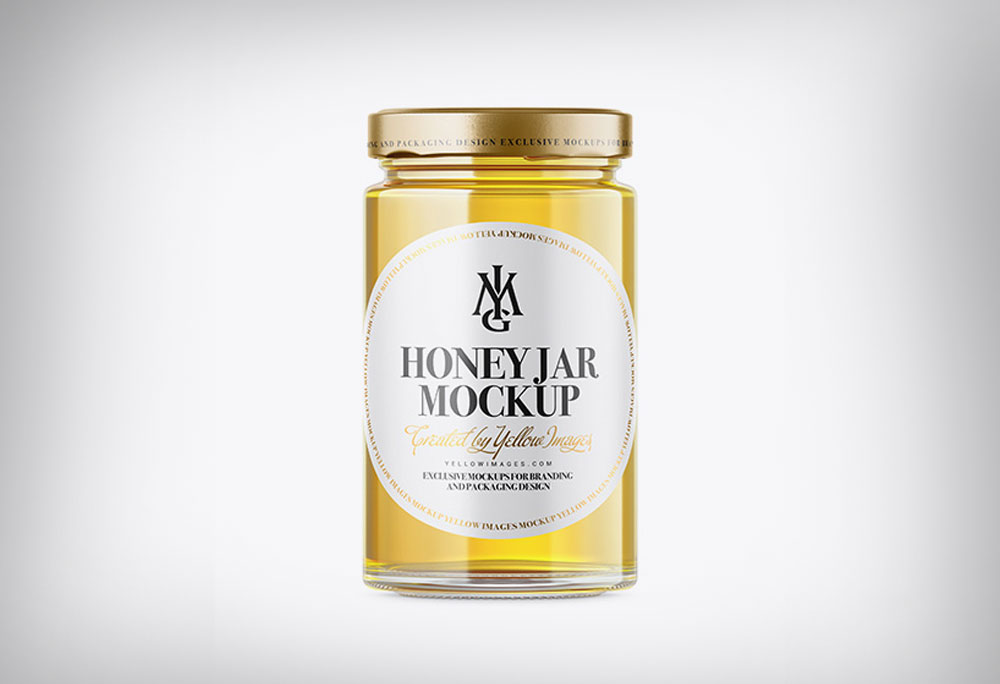 Honey Jar Bottle Mockup Psd Template 2021 Daily Mockup