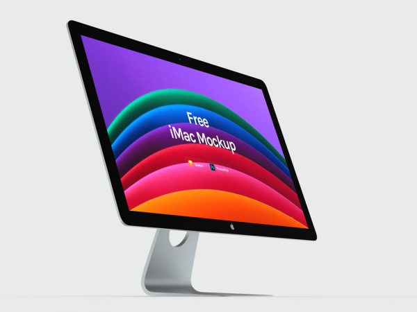 Free Apple iMac Mockup