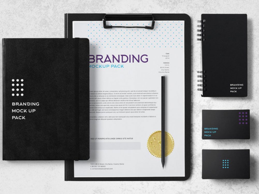 Free Branding Mockup Pack PSD File 2020 - Daily Mockup