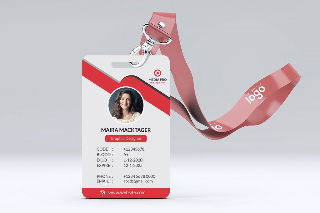 ID Card Free Mockup