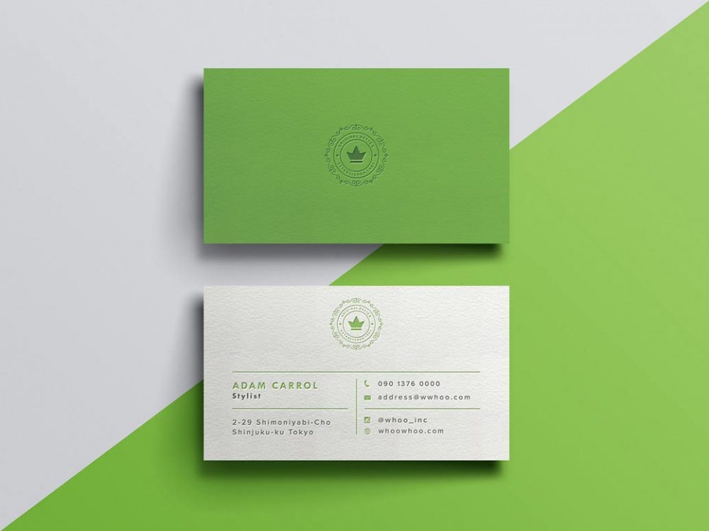 Download Free Business Card Mockup With Paper Texture 2021 Daily Mockup