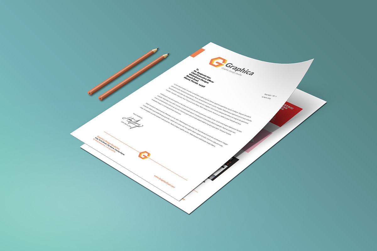 Download Best Free Letterhead Mockup Psd Template 2020 Daily Mockup Yellowimages Mockups