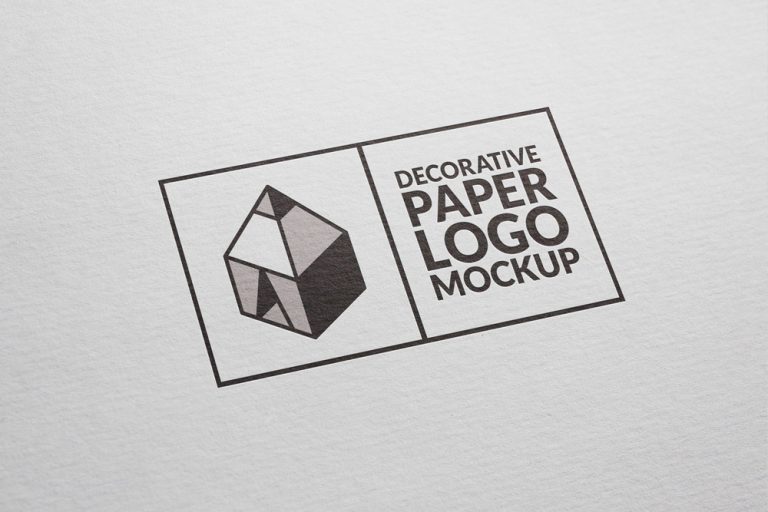 Download Free Paper Logo Mockup PSD 2021 - Daily Mockup