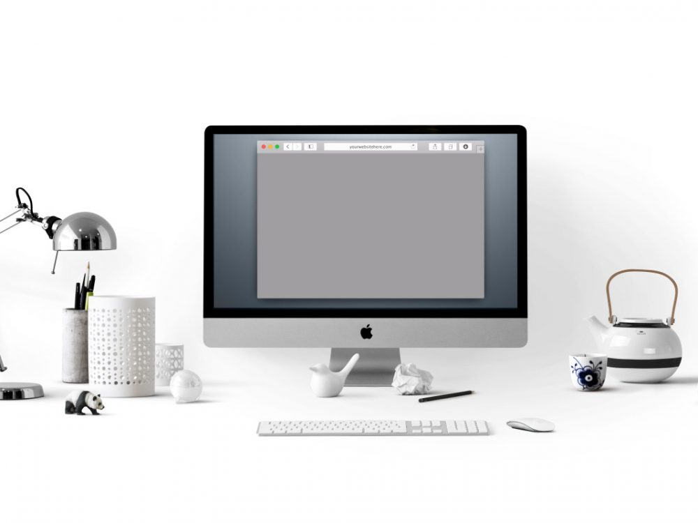 Download Free iMac Mockup With Desktop Scene 2021 - Daily Mockup