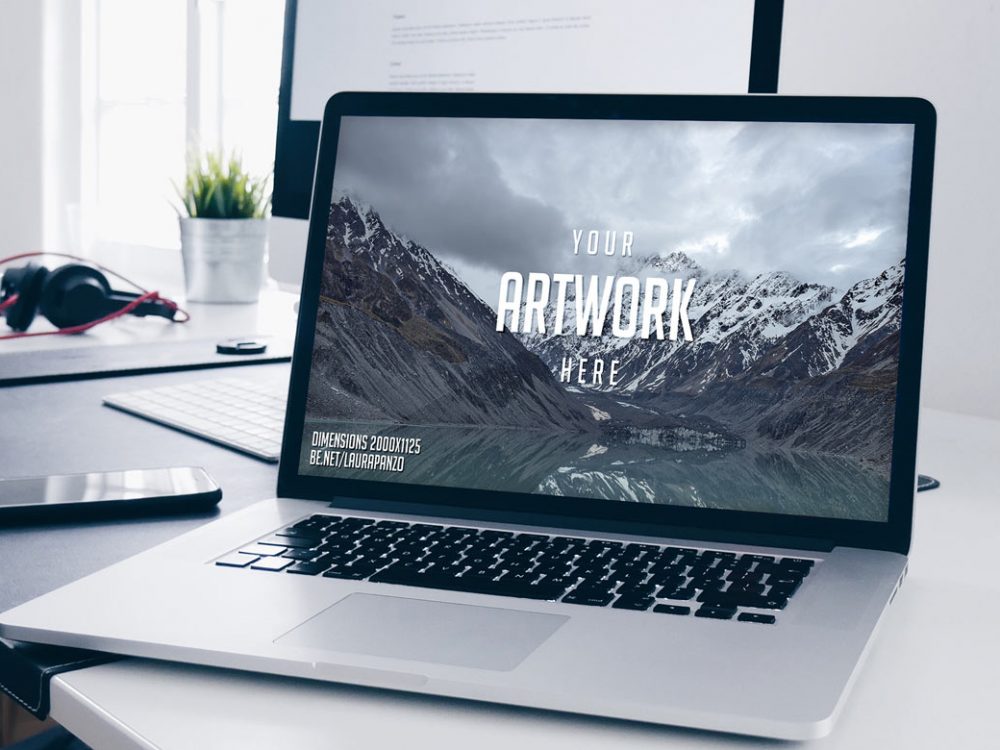 MacBook Mockup Free PSD