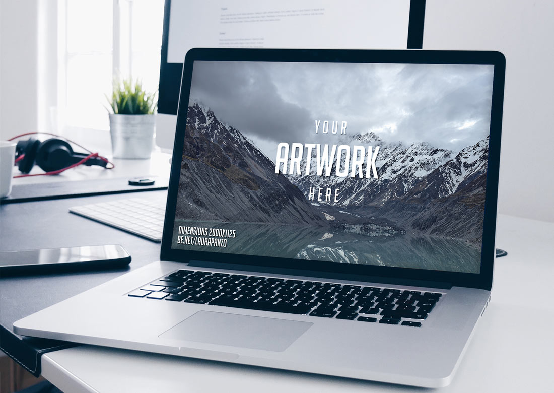 Download MacBook Mockup Free PSD Template 2020 - Daily Mockup