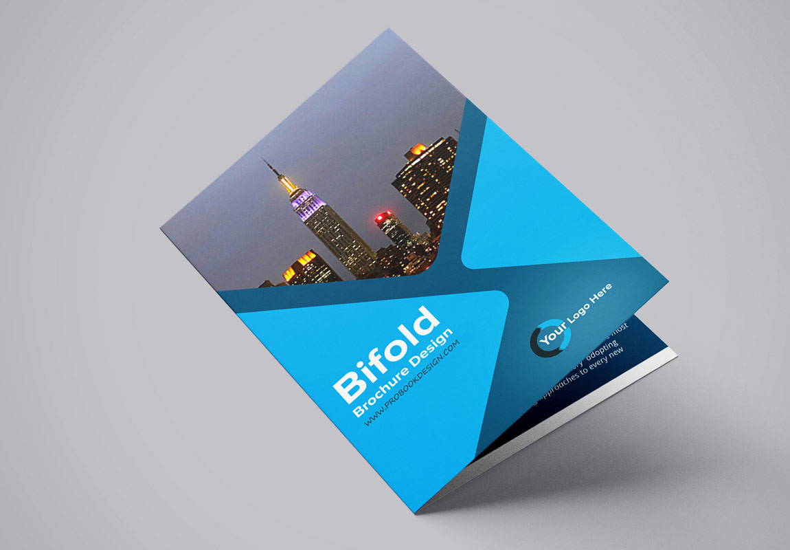 Download Free Brochure Mockup PSD bifold 2021 - Daily Mockup