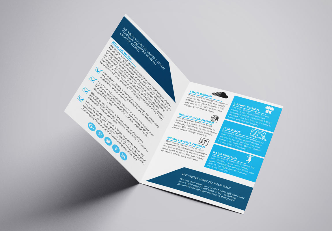 Download Free Brochure Mockup PSD bifold 2020 - Daily Mockup PSD Mockup Templates