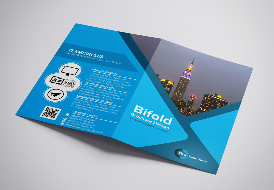 Download Free Brochure Mockup Psd Bifold 2021 Daily Mockup