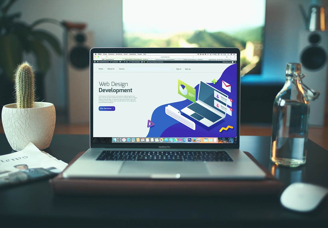 Free Laptop Mockup PSD Mac Book 2020 - Daily Mockup