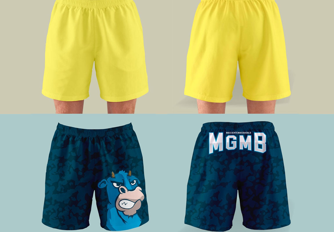 Mesh Shorts Mockup by 3UDDES on Dribbble