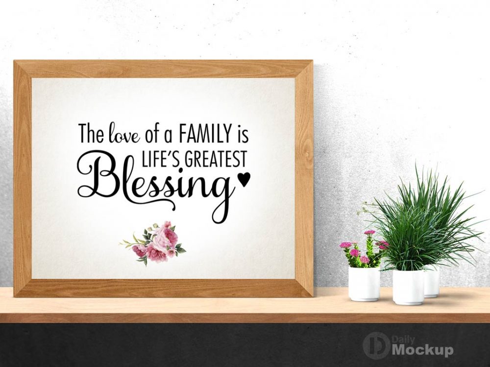 Photo Frame Mockup PSD