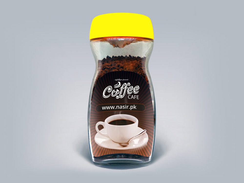 Free Coffee Jar Mockup