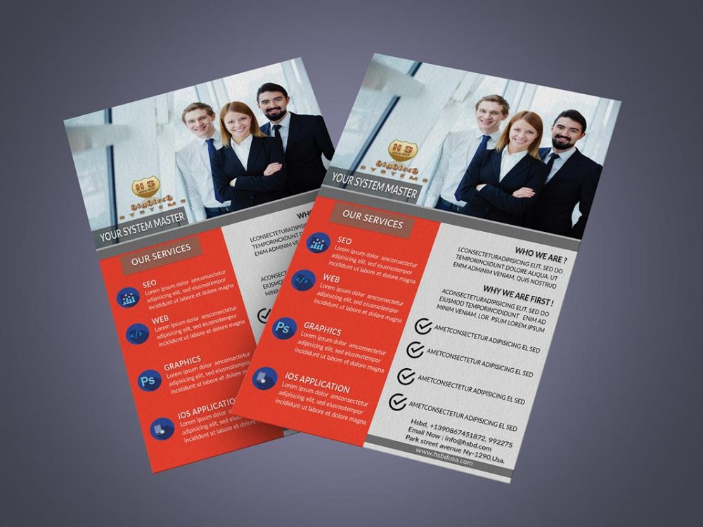 Business Flyer Mockup