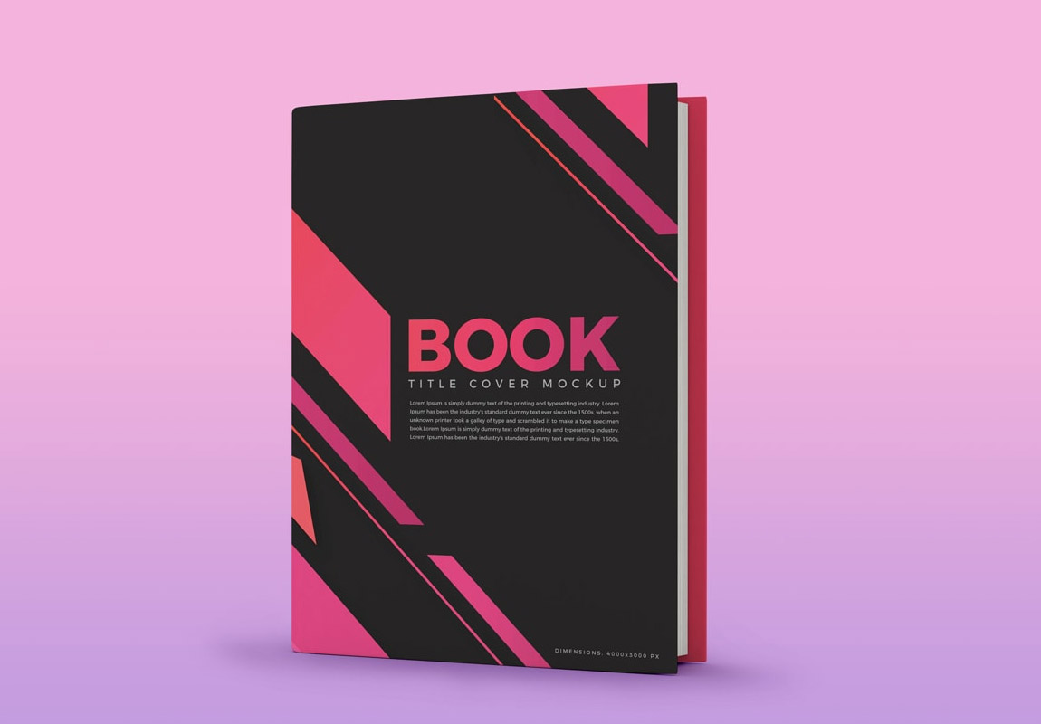 Download Free Book Cover Mockup PSD File 2020 - Daily Mockup