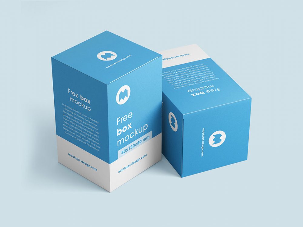 Free Box Mockup PSD