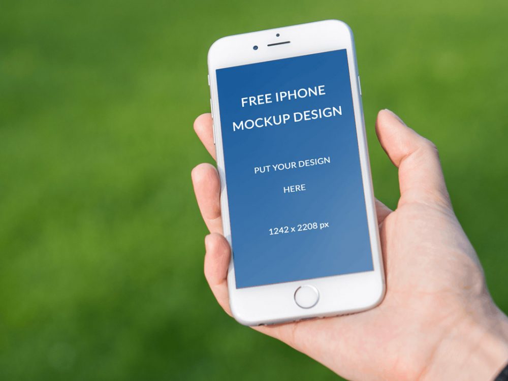 Free iPhone PSD Mockup Design