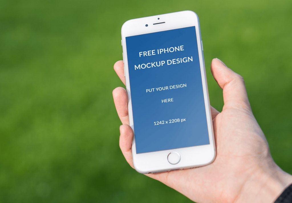 Free iPhone PSD Mockup Design