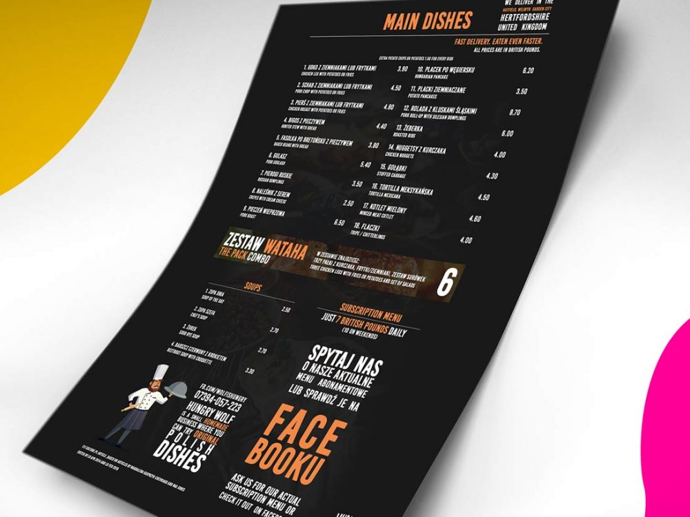 Free Menu Card Mockup PSD A4 Template 2023 Daily Mockup