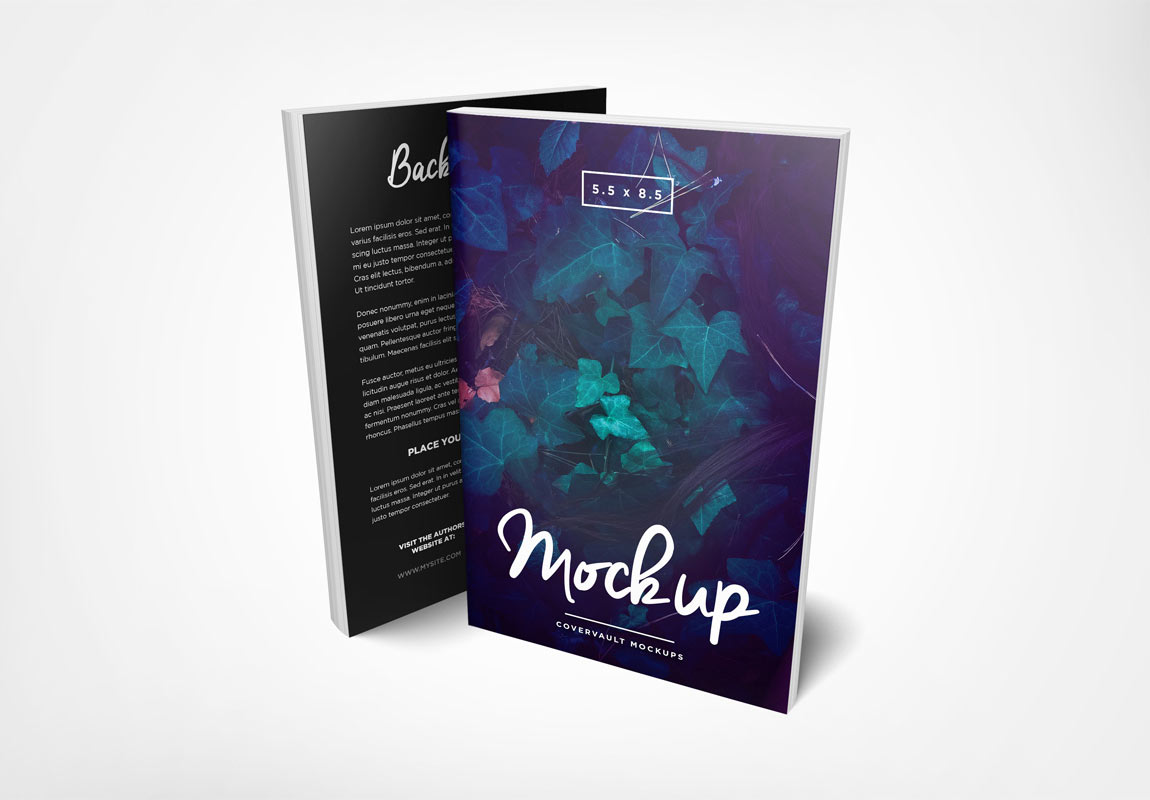 Download Free Paperback Book Mockup - Daily Mockup