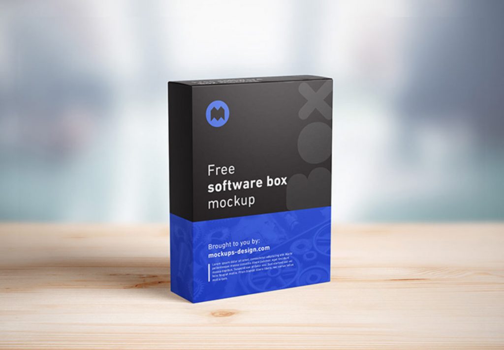 Download Free Software Packaging Mockup 2020 Daily Mockup PSD Mockup Templates