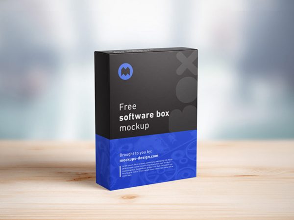 Free Software Packaging Mockup