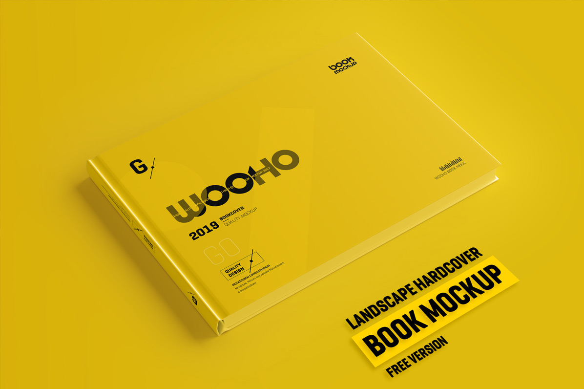 Free Hardcover Book PSD Mockup 2023 - Daily Mockup