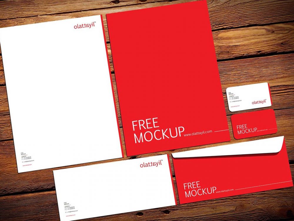 Download Free Stationery Mockup PSD 2020 - Daily Mockup