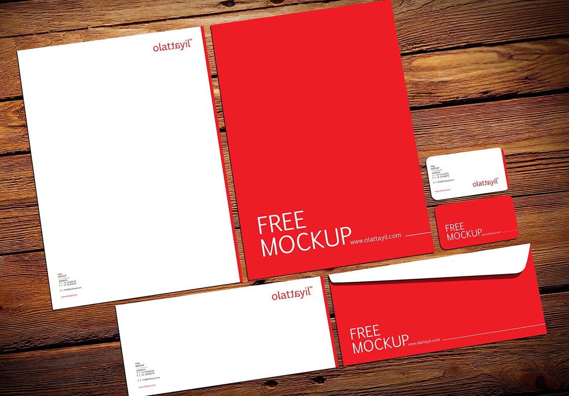 Download Free Stationery Mockup PSD 2020 - Daily Mockup