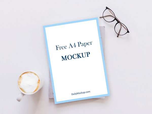 Download Best Free A4 Mockup Psd Template 2020 Dailymockup