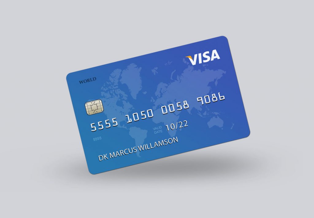Free Credit Card Mockup Template