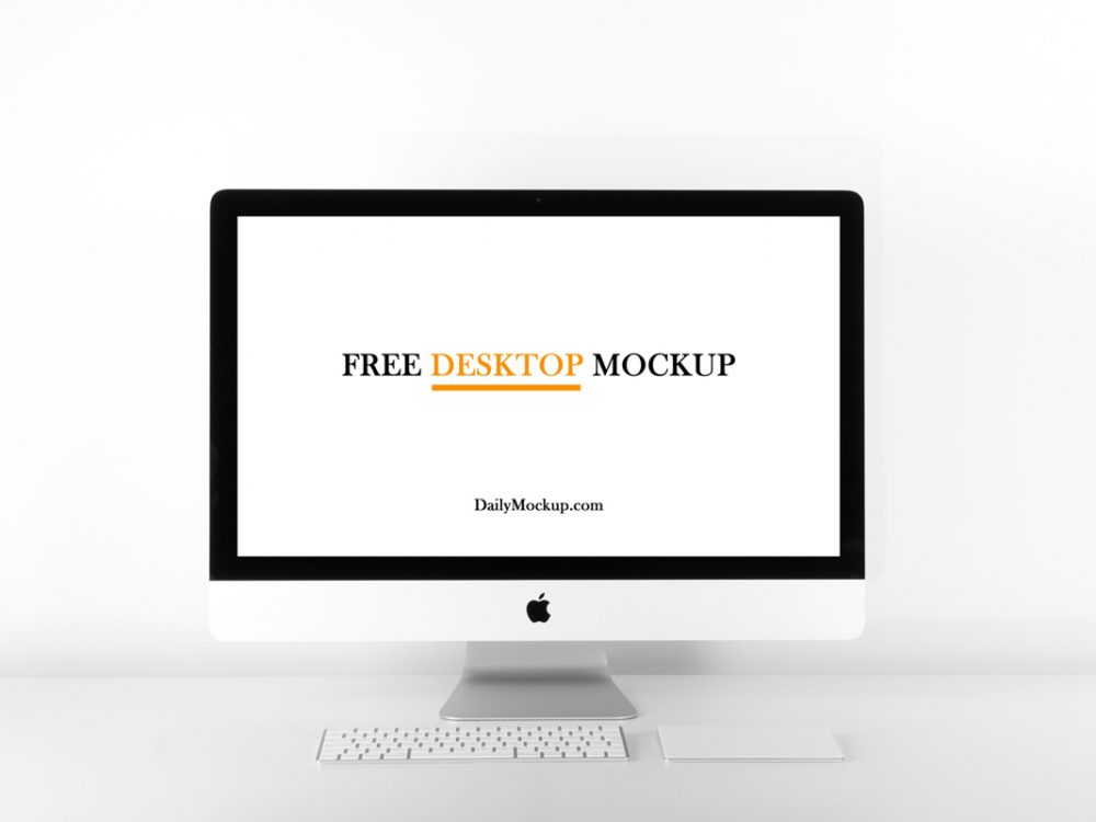 Free Desktop Mockup Psd File 2021 Daily Mockup