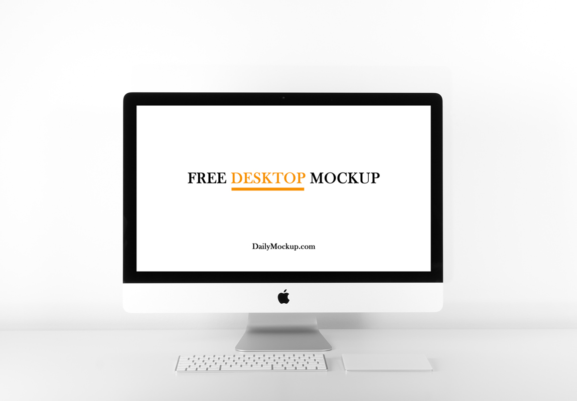 Download Free Desktop Mockup PSD File 2020 - Daily Mockup