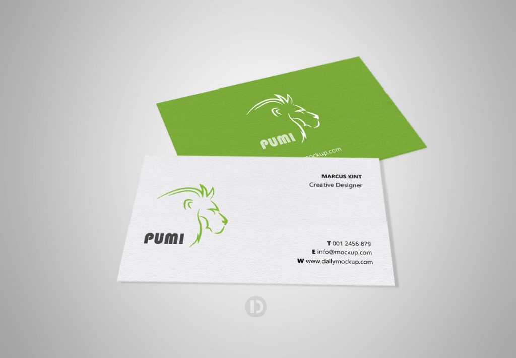 business card mockup free