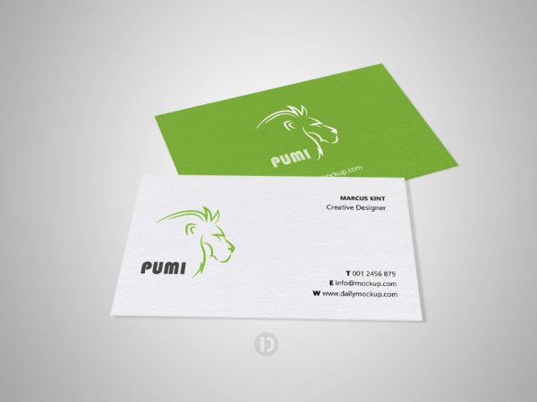 business card mockup free