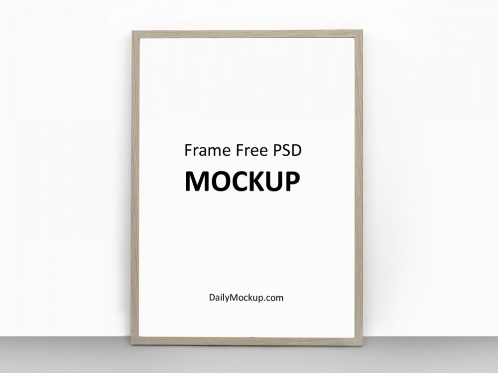 Download Free Frame Psd Mockup 2020 Daily Mockup Yellowimages Mockups