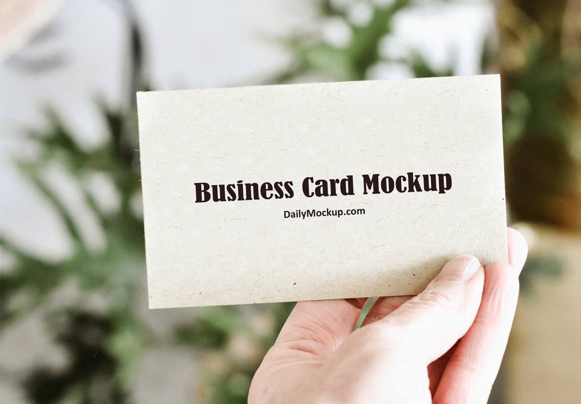 Download Free Business Card Mockup PSD Template 2020 - Daily Mockup
