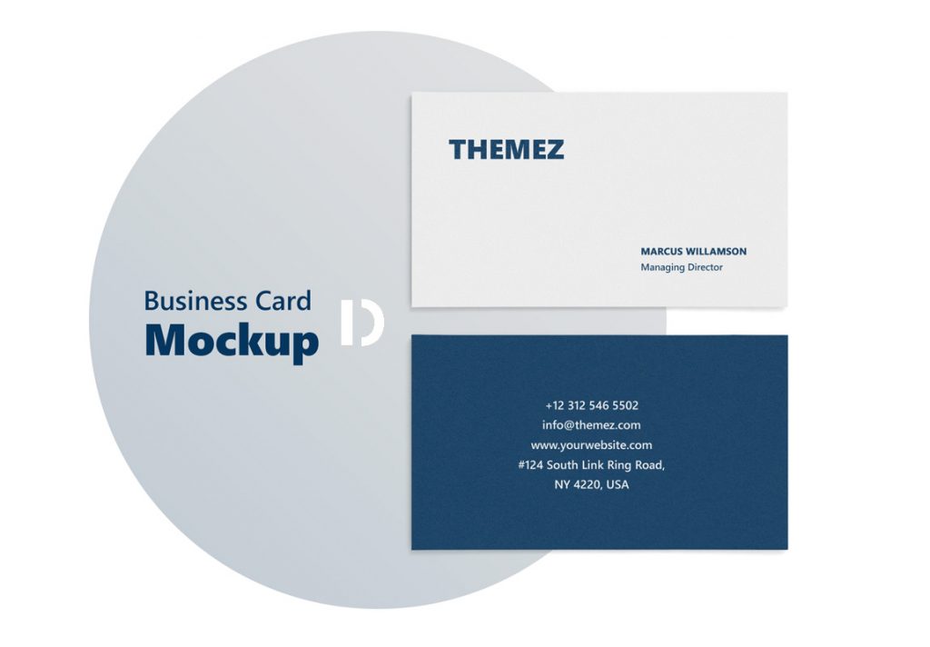 business card mockup free download