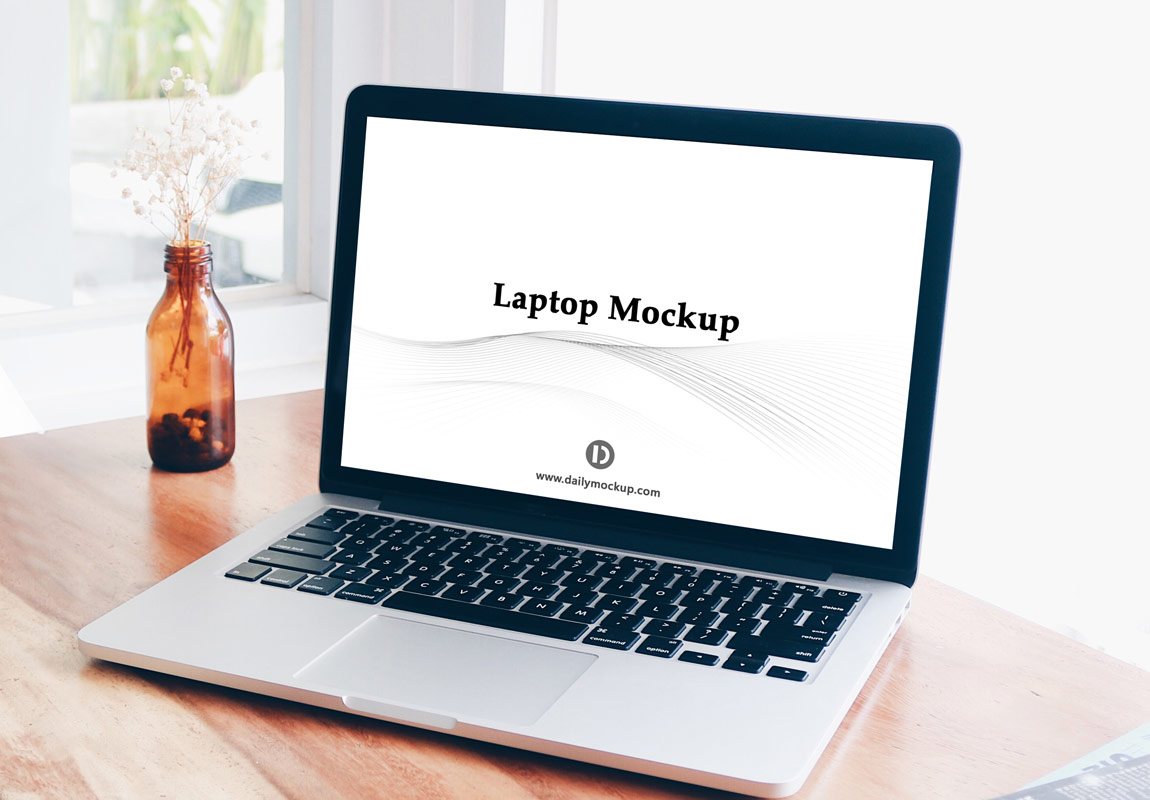 Download Laptop Mockup Free PSD File 2020 - Daily Mockup