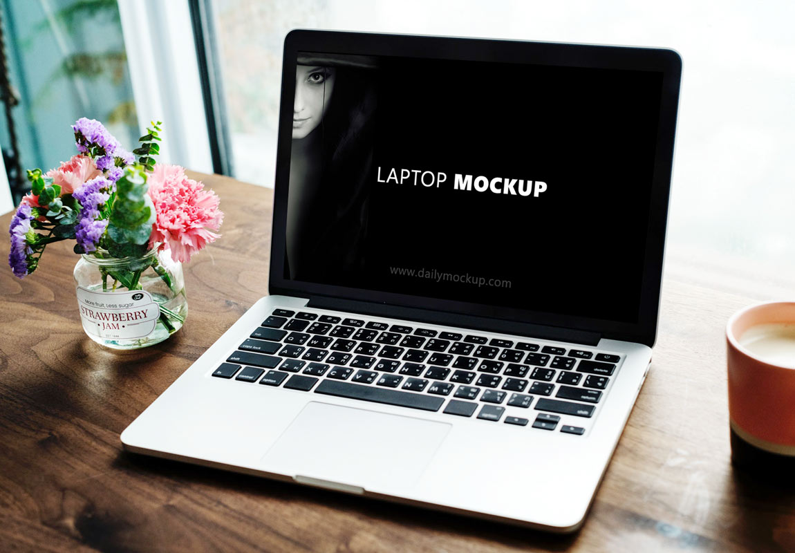 Free Laptop Mockup PSD Download 2020 - Daily Mockup