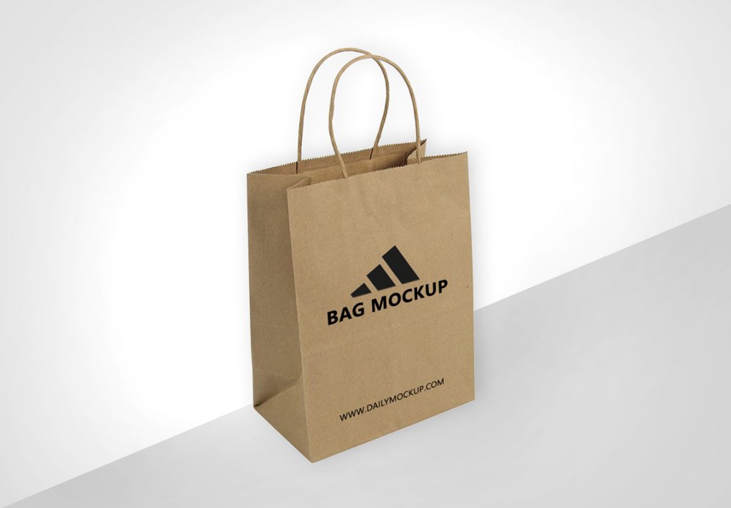 paper bag mockup