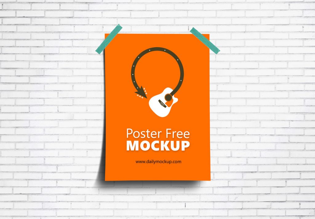Download Free Poster Mockup Download 2021 Daily Mockup