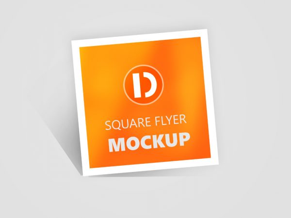 Free Square Flyer Mockup