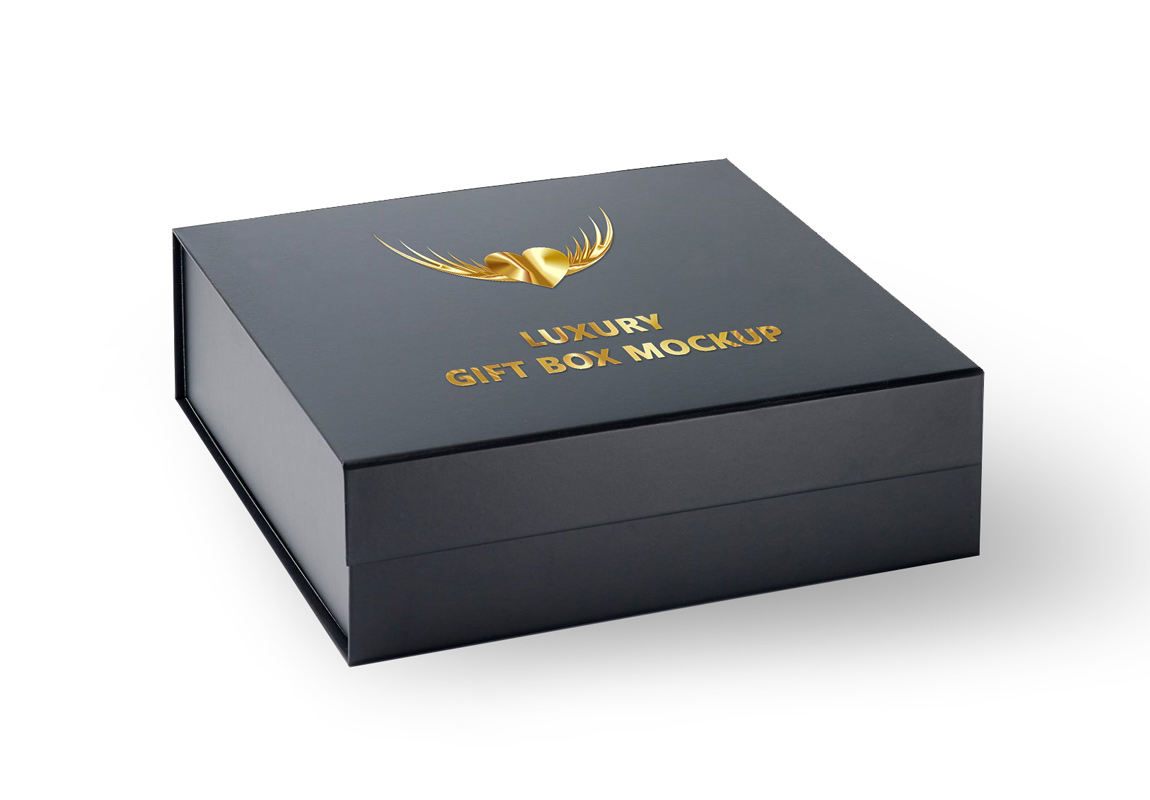 Download Free Gift Box Mockup PSD Template 2021 - Daily Mockup