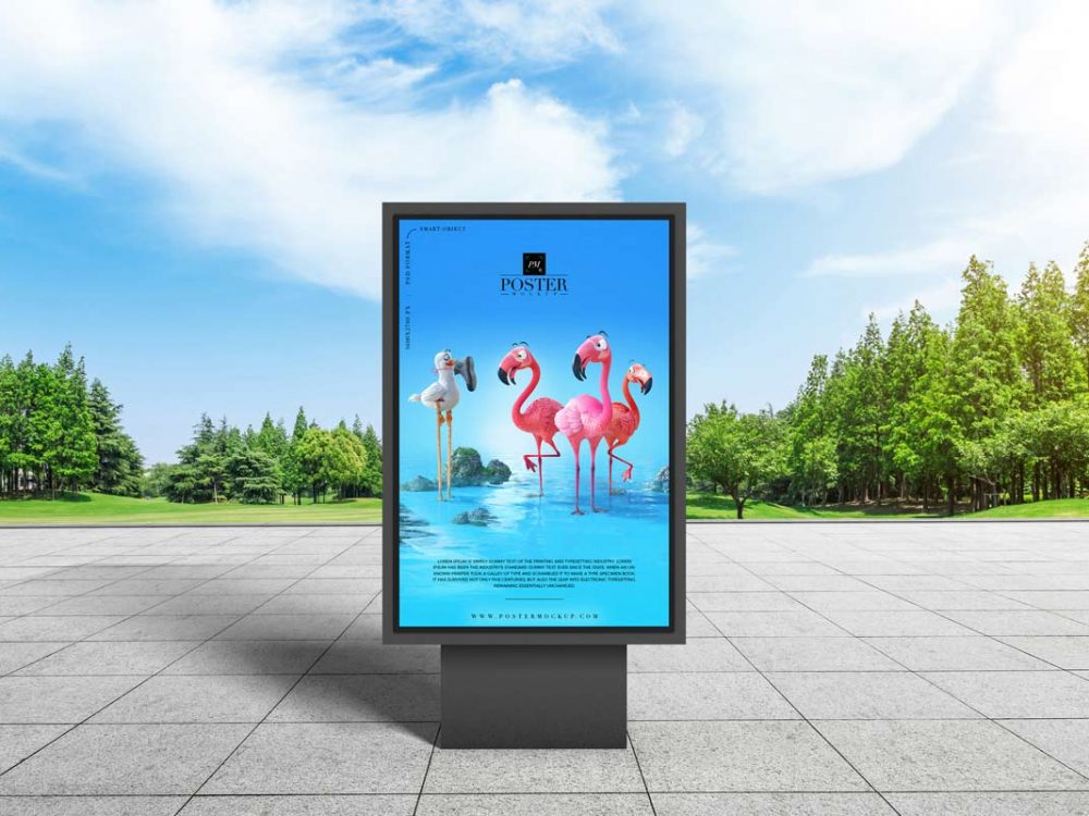 Download Outdoor Advertisement Billboard Poster Mockup 2020 Daily Mockup PSD Mockup Templates